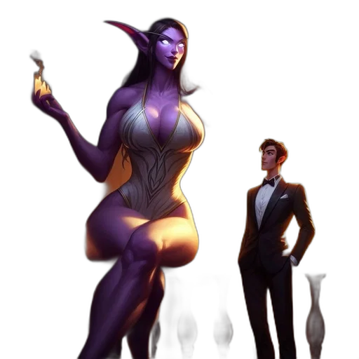 staff, dress, concept art, fantasy art transparent PNG cut-out