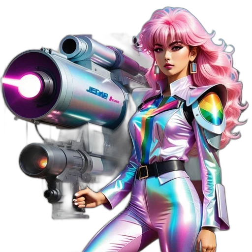 weapon, robot, staff, concept art transparent PNG cut-out