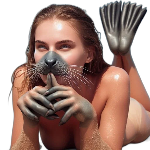 mask, animal, creature, hair transparent PNG cut-out
