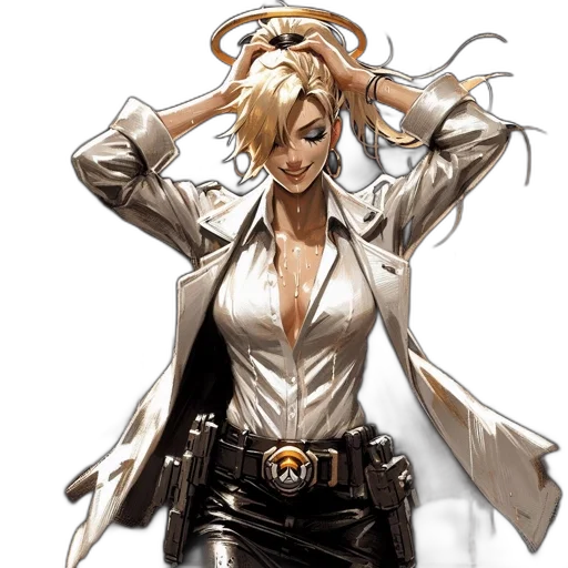 jacket, concept art, comic book art, anime transparent PNG cut-out