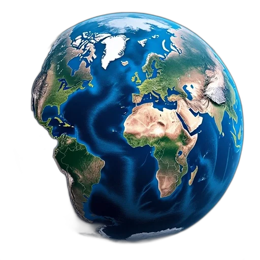 3d render, oxford, atlas, world transparent PNG cut-out