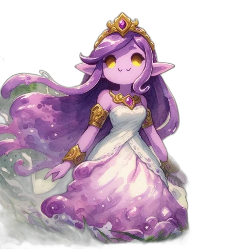 crown, dress, staff, concept art transparent PNG cut-out