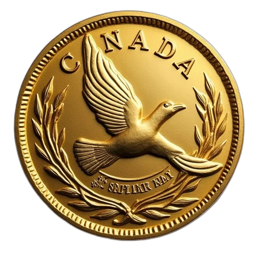 gold, seal, reads, canada transparent PNG cut-out