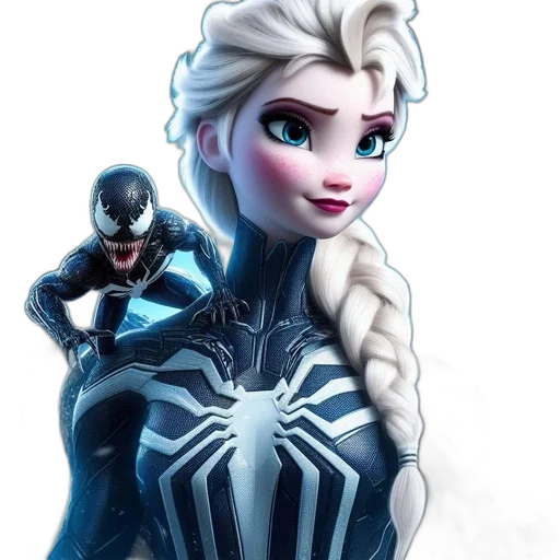 comic book art, concept art, fantasy art, cartoon transparent PNG cut-out