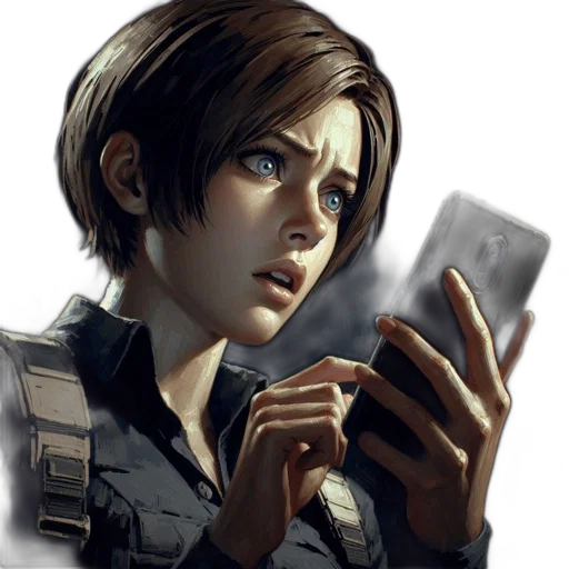 face, weapon, staff, jacket transparent PNG cut-out