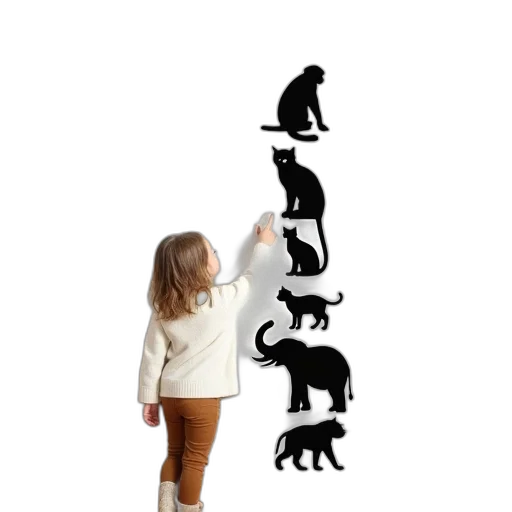 animal, staff, concept art, 3d render transparent PNG cut-out