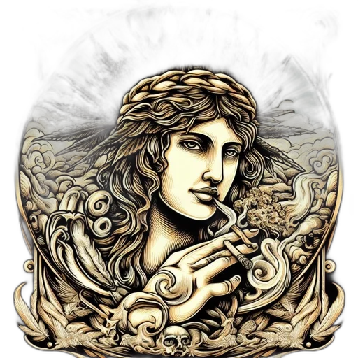 jewelry, crown, staff, face transparent PNG cut-out