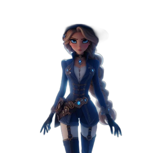 staff, jacket, robot, weapon transparent PNG cut-out