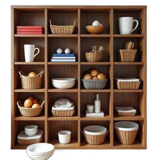 furniture, food, 3d render, photorealistic transparent PNG cut-out