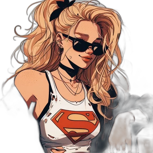 comic book art, cartoon, concept art, pixel art transparent PNG cut-out