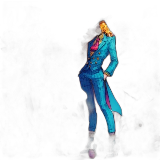 jacket, dress, staff, concept art transparent PNG cut-out
