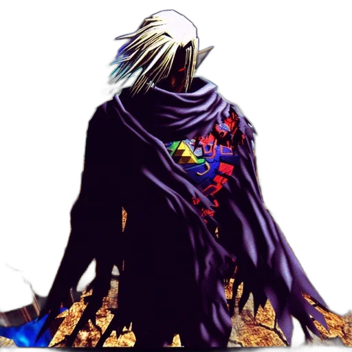 jacket, staff, mask, weapon transparent PNG cut-out