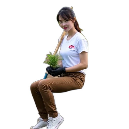 staff, flower, creature, furniture transparent PNG cut-out