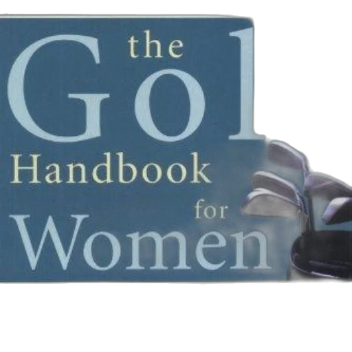 golf, handbook, women, complete transparent PNG cut-out