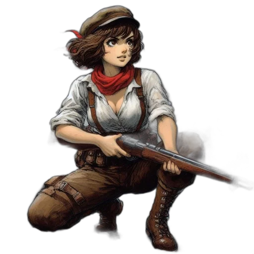 weapon, staff, hat, sword transparent PNG cut-out