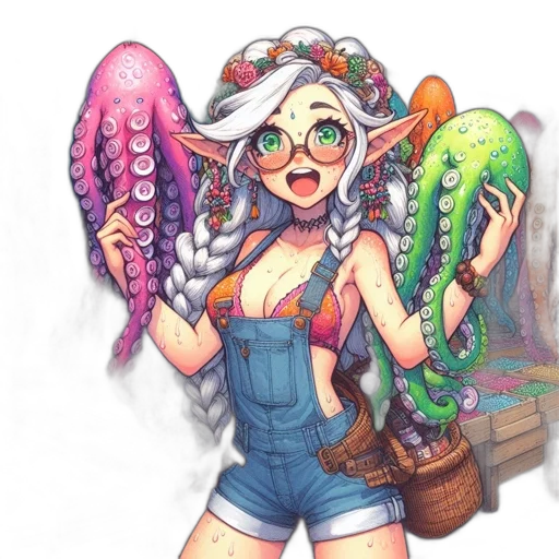 weapon, staff, creature, food transparent PNG cut-out