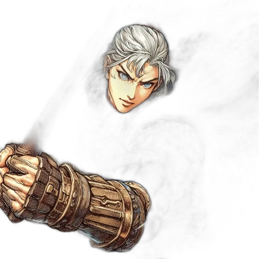 weapon, sword, staff, face transparent PNG cut-out