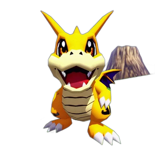 dragon, animal, creature, staff transparent PNG cut-out