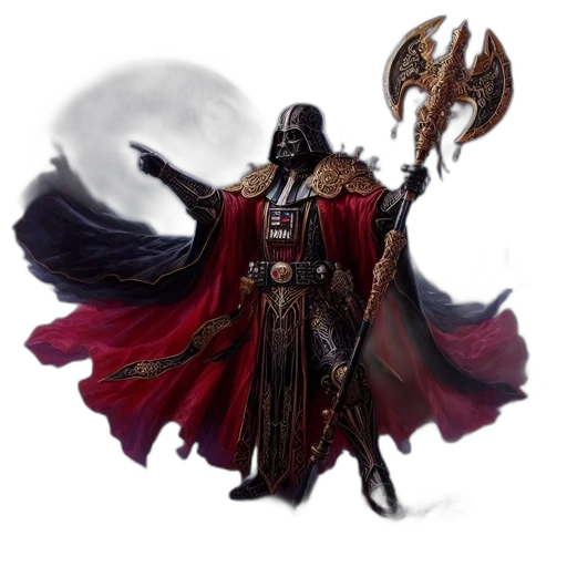 sword, staff, weapon, fantasy art transparent PNG cut-out
