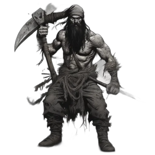 sword, staff, weapon, creature transparent PNG cut-out