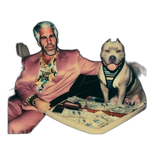 jacket, animal, jewelry, vaporwave transparent PNG cut-out
