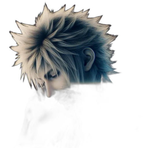 hair, face, mask, dragon transparent PNG cut-out