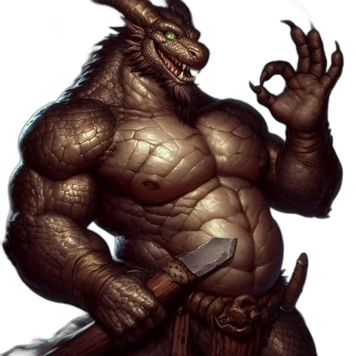 dragon, creature, animal, staff transparent PNG cut-out