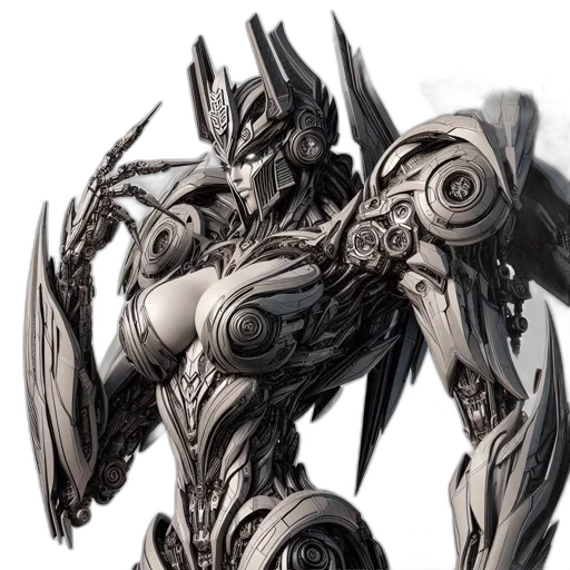 robot, dragon, weapon, creature transparent PNG cut-out