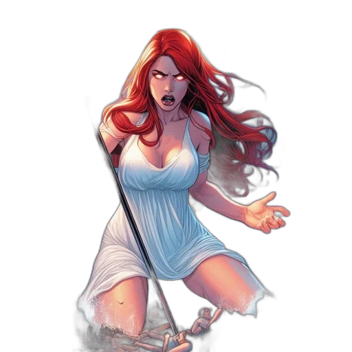 dress, comic book art, fantasy art, concept art transparent PNG cut-out