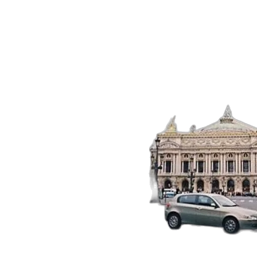 car, building, crown, staff transparent PNG cut-out