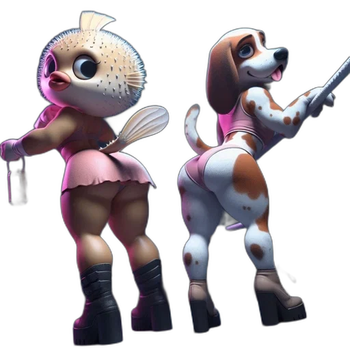 concept art, 3d render, fantasy art, pixel art transparent PNG cut-out