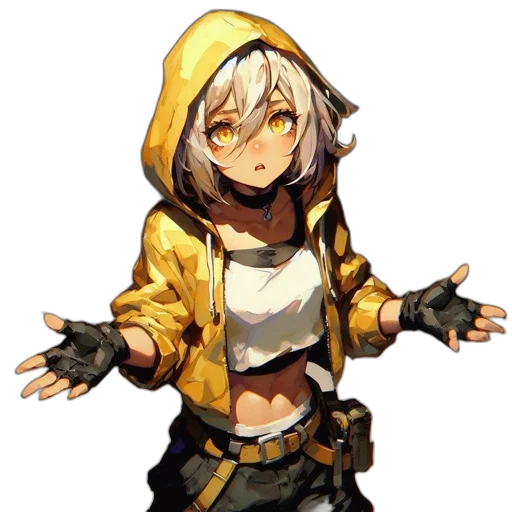 jacket, weapon, staff, pixel art transparent PNG cut-out