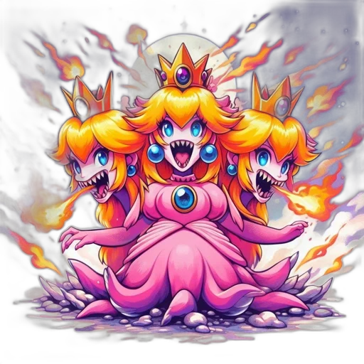 crown, creature, concept art, watercolor transparent PNG cut-out