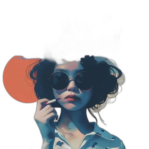 face, mask, jacket, hat transparent PNG cut-out