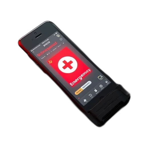 staff, iphone, emergency, app transparent PNG cut-out