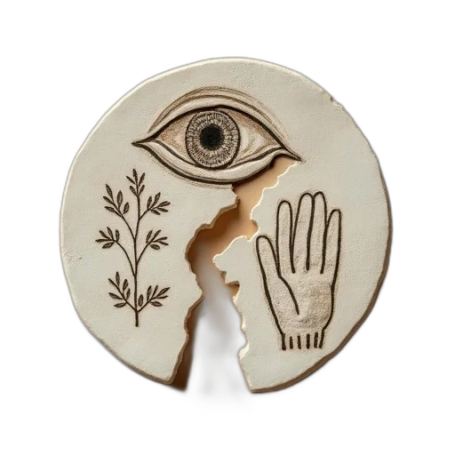 jewelry, mask, face, broken transparent PNG cut-out