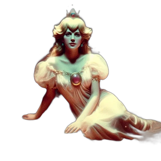 crown, dress, jewelry, creature transparent PNG cut-out