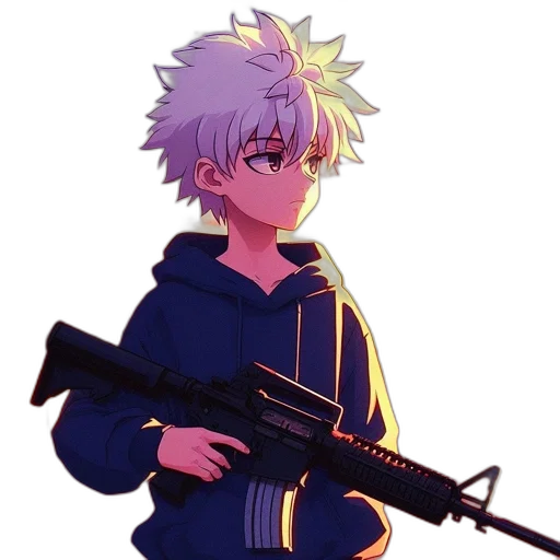 weapon, staff, animal, jacket transparent PNG cut-out
