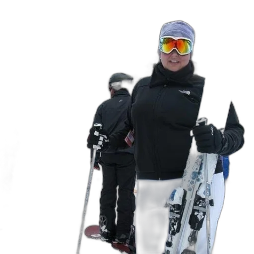 staff, jacket, robot, snow transparent PNG cut-out