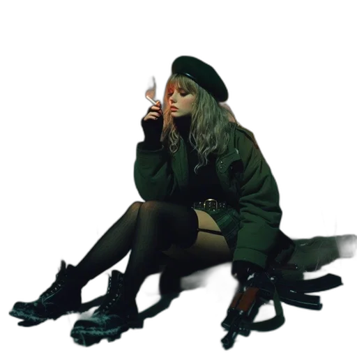jacket, hat, shoes, umbrella transparent PNG cut-out