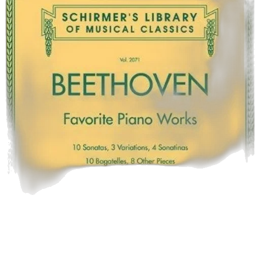 cover, schirmer, library, musical transparent PNG cut-out