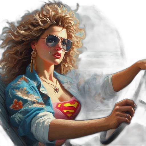 comic book art, concept art, photorealistic, fantasy art transparent PNG cut-out