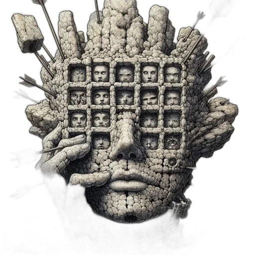 mask, face, crown, robot transparent PNG cut-out