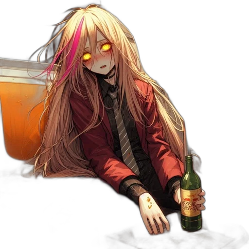 bottle, jacket, concept art, pixel art transparent PNG cut-out