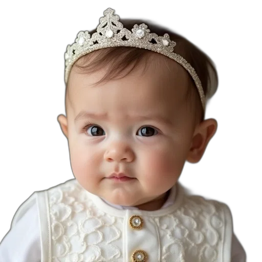 crown, face, dress, jewelry transparent PNG cut-out