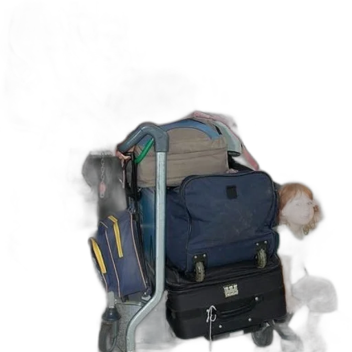 jacket, staff, robot, face transparent PNG cut-out