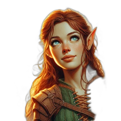 face, dragon, staff, fantasy art transparent PNG cut-out
