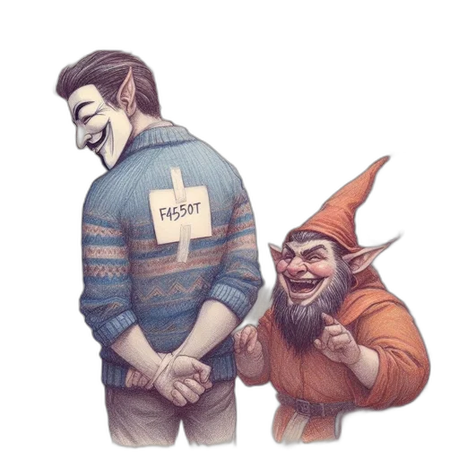 jacket, mask, staff, concept art transparent PNG cut-out