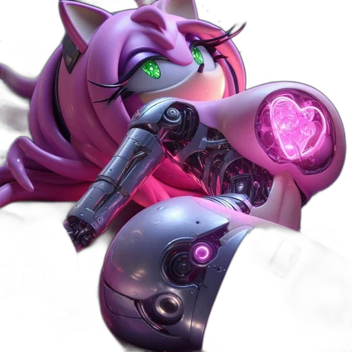 weapon, robot, concept art, 3d render transparent PNG cut-out