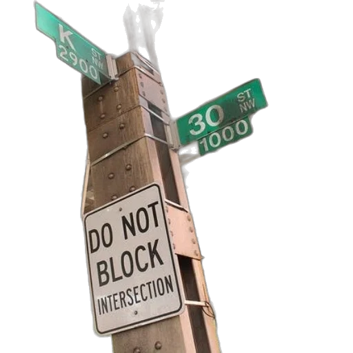 3d render, concept art, city street, stop transparent PNG cut-out
